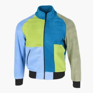 Multiple Styles Colorblock Fleece Bomber Jacket