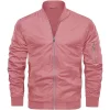 Mens Pink Bomber Jacket