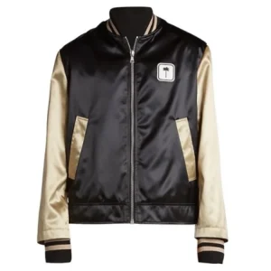 And Just Like That S1 E10 Che Gold Bomber Jacket