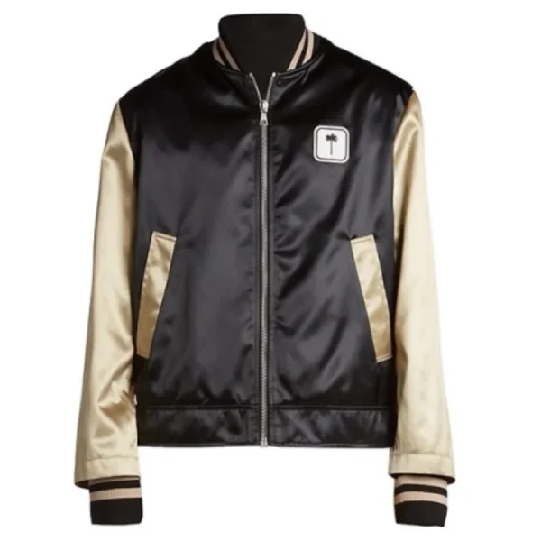 And Just Like That S1 E10 Che Gold Black Bomber Jacket