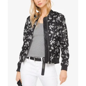 High School Musical The Musical The Series S2 E12 Gina Black Floral Bomber Jacket