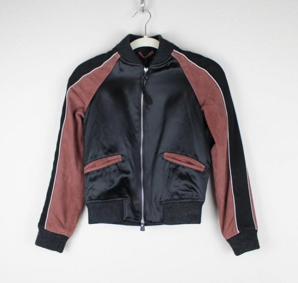 Law and Order Organized Crime S2 E6 Jet Black Brown Bomber Jacket front