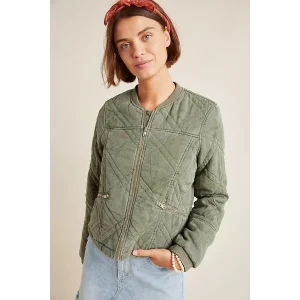 Behind Her Eyes S1 E6 Louise Quilted Bomber Jacket