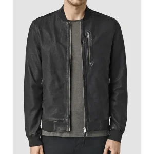 Four Weddings and a Funeral S1 E10 Kash Khan Leather Bomber Jacket