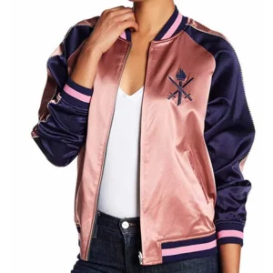 Grown-ish S1 E9 Zoey Johnson Pink Bomber Jacket