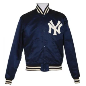 Love S2 E8 Mickey Dobbs Blue NY Varsity Bomber Jacket