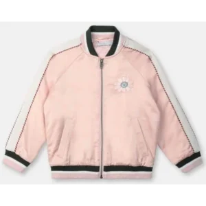 Lucifer S5 E7 Ella Lopez Pink Floral Bomber Jacket