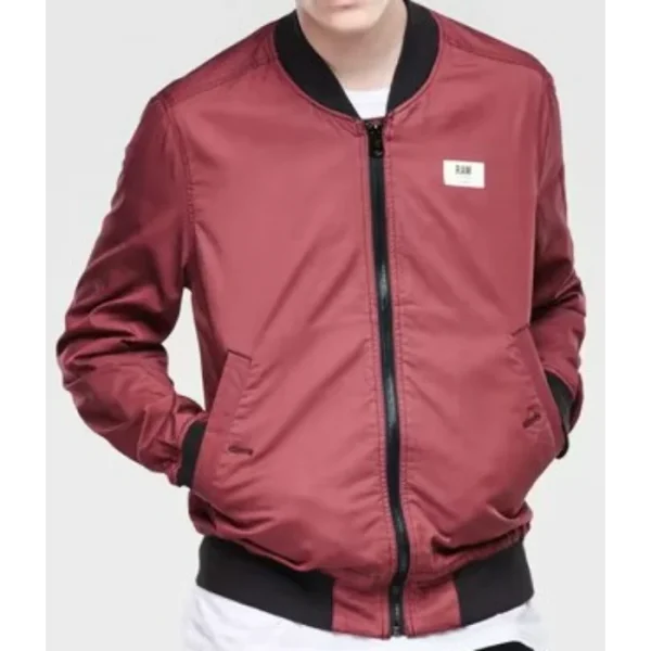 The Flash S6 E7 Barry Allen Red Bomber Jacket crop