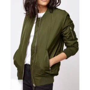 This is Us S2 E1 Kate Pearson Green Bomber Jacket