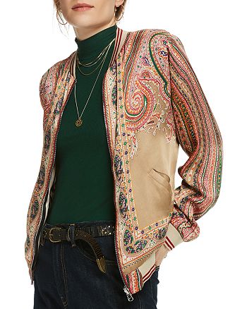 Young and Restless Tessa Porter Paisley Jacket Front Image