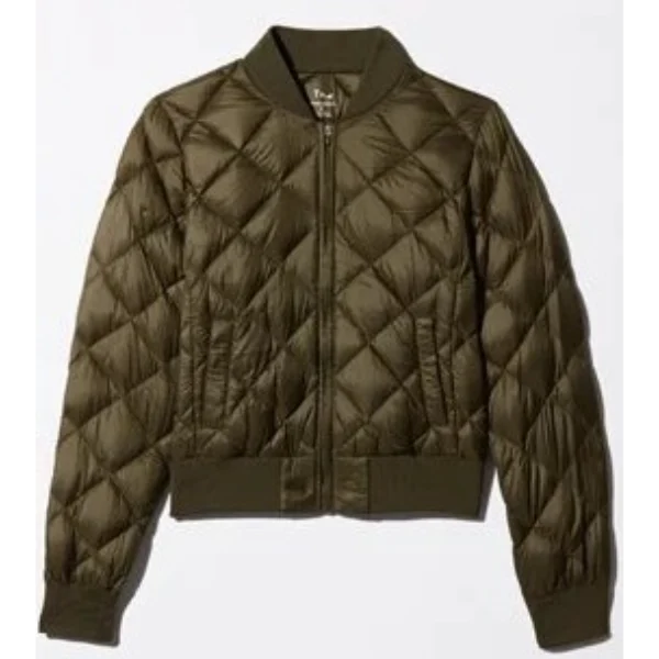 iZombie S3 E11 Liv Moore Quilted Bomber Jacket crop