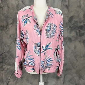 Almost Family S1 E2 Roxy Pink Palm Bomber Jacket