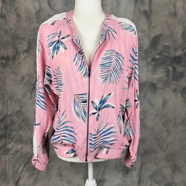 Almost Family S1 Roxy Pink Palm Bomber Jacket