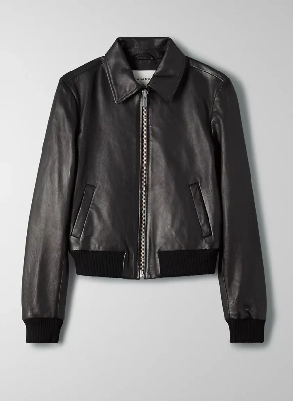 Arrow S7 Mia Smoak Leather Bomber Jacket