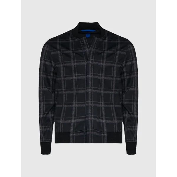 Law and Order SVU S24 E2 Fin Plaid Varsity Bomber Jacket