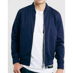 Young and Hungry S1 E7 Cooper Finley Blue Bomber Jacket