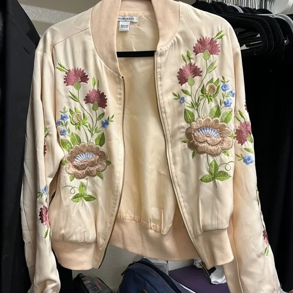 Love is Blind S4 E2 Chelsea Griffin Floral Bomber Jacket
