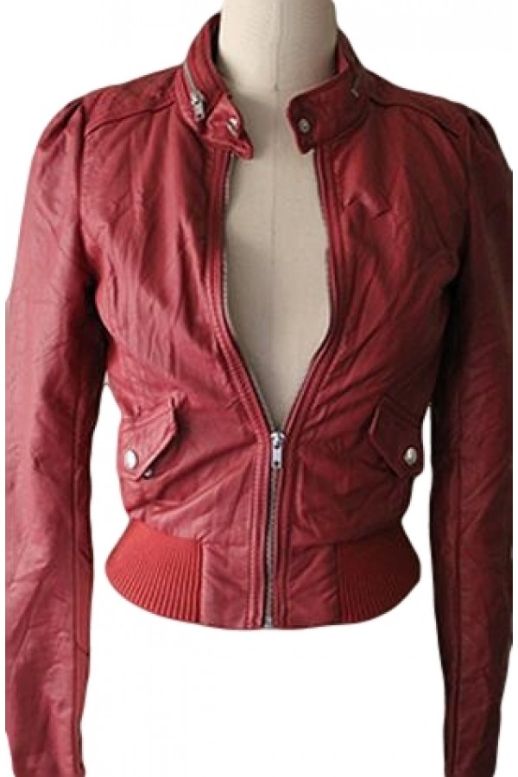 Teen Wolf S2 E5 Lydia Red Bomber Jacket