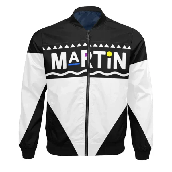 90s Martin Lawrence Black and White Jacket