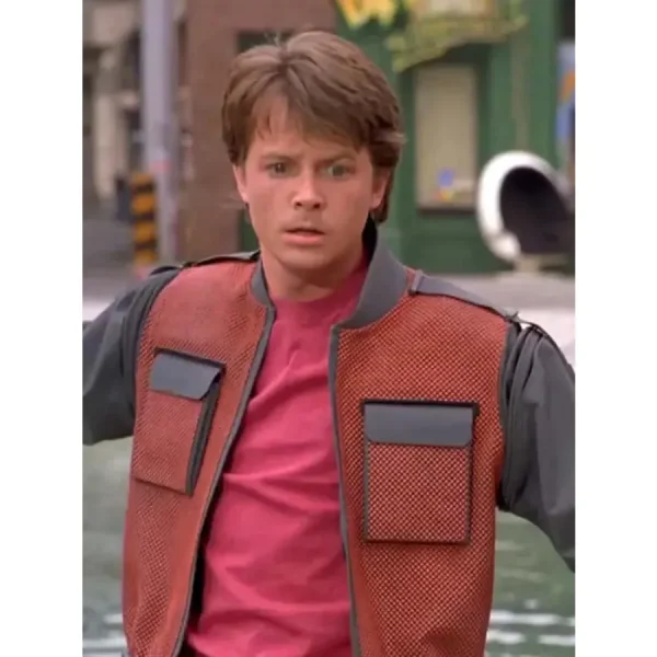Back To The Future 2 Marty McFly Red Jacket