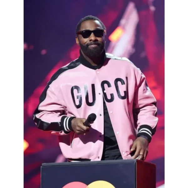 Idris Elba Pink Gucci Jacket Replica