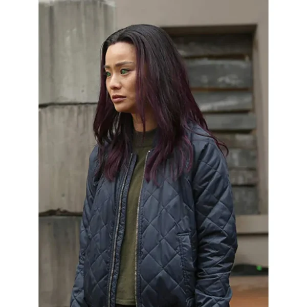 Jamie Chung The Gifted Quilted Bomber Jacket
