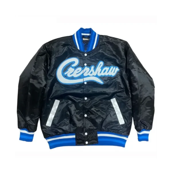 Kobe Bryant Crenshaw Black Varsity Jacket