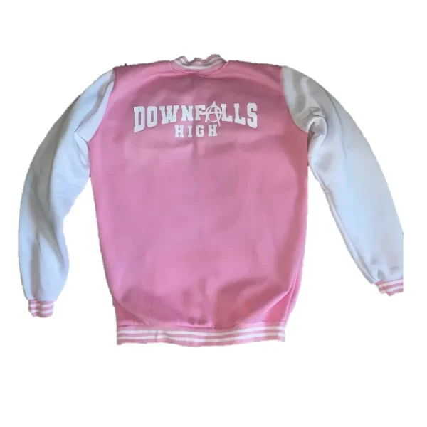Machine Gun Kelly Downfalls High Pink Varsity Jacket