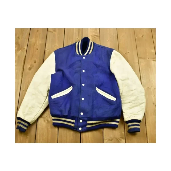 Maddox Blue Varsity Jacket