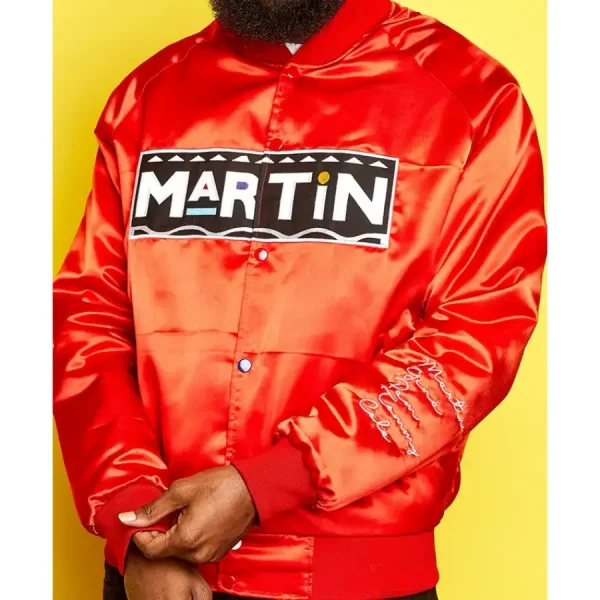 Martin Orange Bomber Jacket