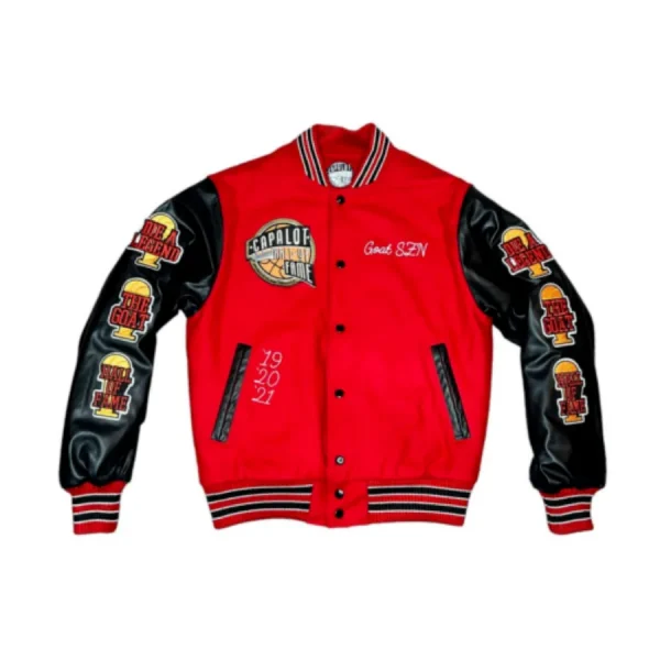 Polo G Hall of Fame Red Varsity Jacket