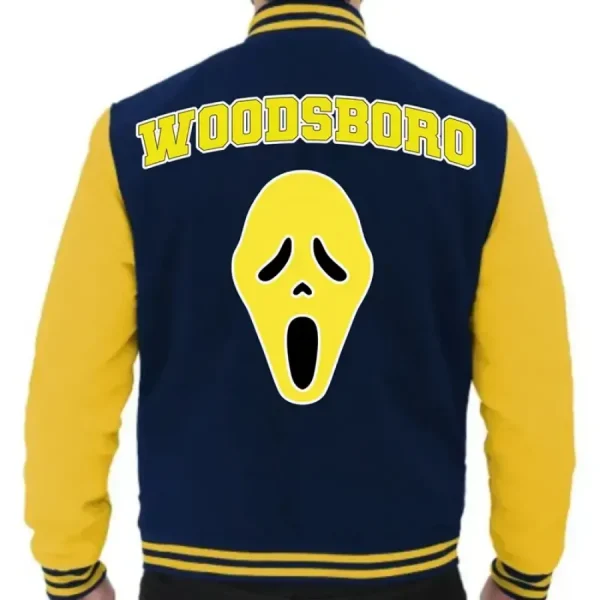 Scream Woodsboro Letterman Jacket For Men