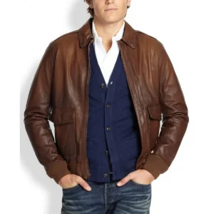 The Man In The High Castle Joe Blake Brown Leather Jacket
