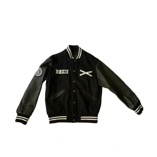 The Weeknd XO Black Varsity Jacket Replica