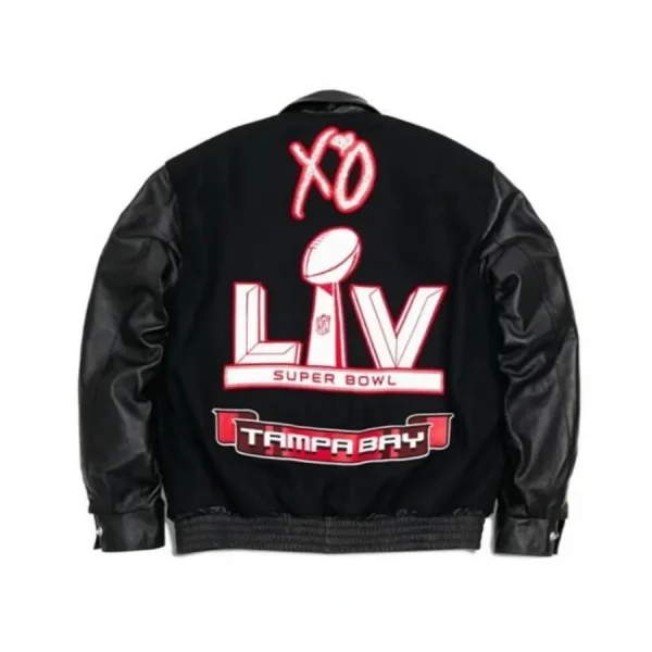 The Weeknd XO Super Bowl Varsity Jacket Replica