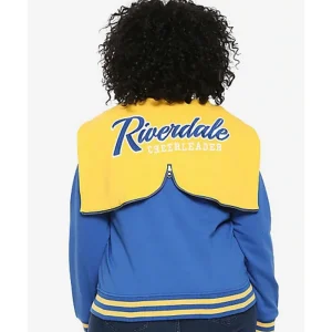 Womens Riverdale Cheer Girls Hooded Bomber Jacket