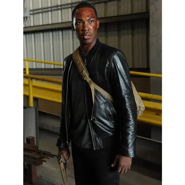 24 Legacy S01 Eric Carter Black Leather Jacket