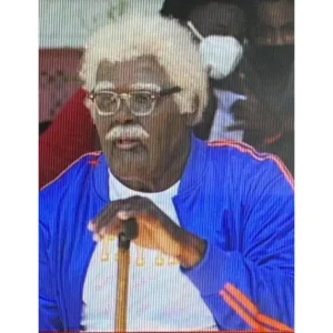 A Madea Homecoming Blue Bomber Jacket