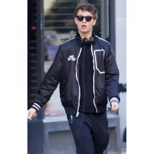 Baby Driver Black Nike Bomber Jacket Replica