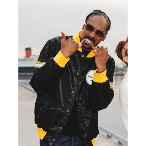Back In The Game Snoop Dogg Steelers Varsity Jacket