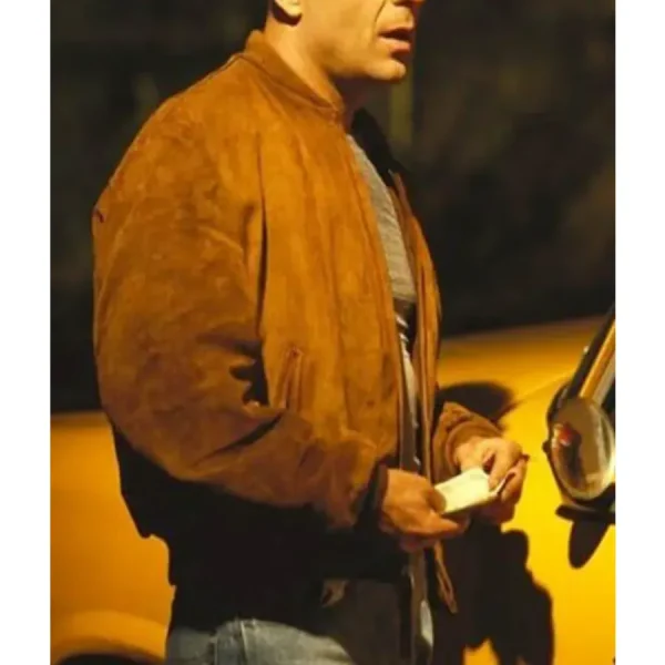 Bruce Willis Pulp Fiction Brown Bomber Jacket