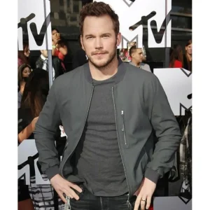 Chris Pratt Jurassic World Grey Jacket