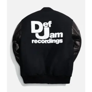 Def Jam Recordings Black Varsity Jacket