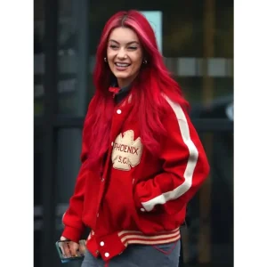Dianne Buswell Red Phoenix Varsity Jacket