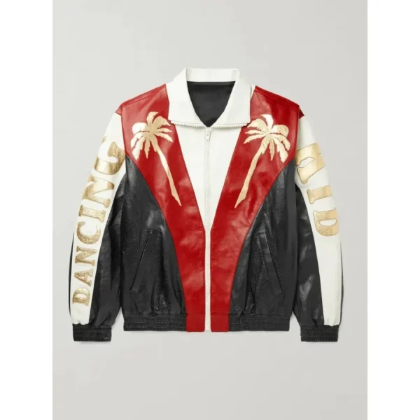 G Eazy Dancing Kid Palm Tree Leather Jacket