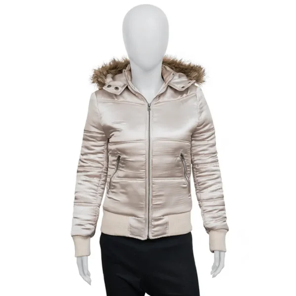 Megan Fox Jennifers Body White Hooded Jacket