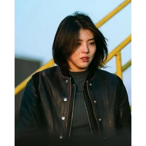 My Name Yoon Ji‑woo Leather Jacket