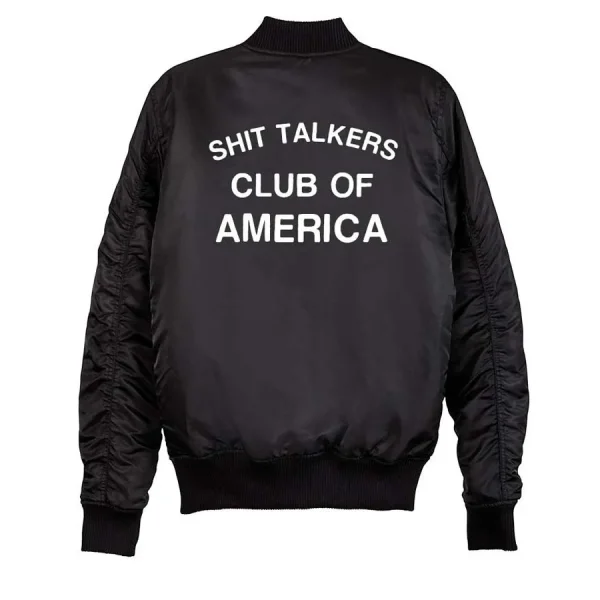 Shit Talkers Club Of America Bomber Jacket