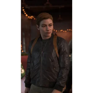 The Last Of Us Part II Abby Anderson Leather Bomber Jacket